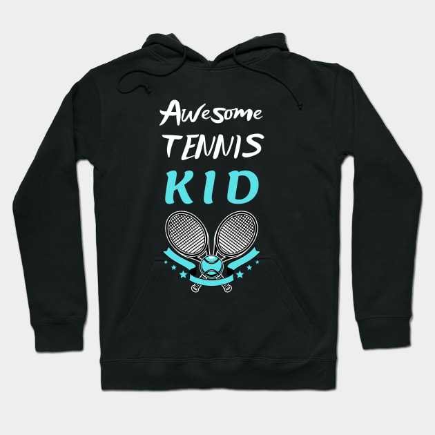 US OpenTennis Kid Racket and Ball Hoodie by TopTennisMerch